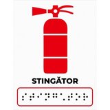 Placute braille stingator pentru nevazatori